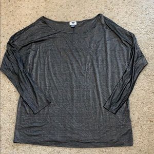 🍁BUNDLE AND SAVE🍁Old Navy Silver Metallic Top